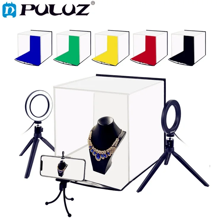 

Adjust 2 color PULUZ 30cm for lightbox t LED Panels Folding Portable Photo Video Box Lighting Studio Tent Box Kit Diffuse Studio