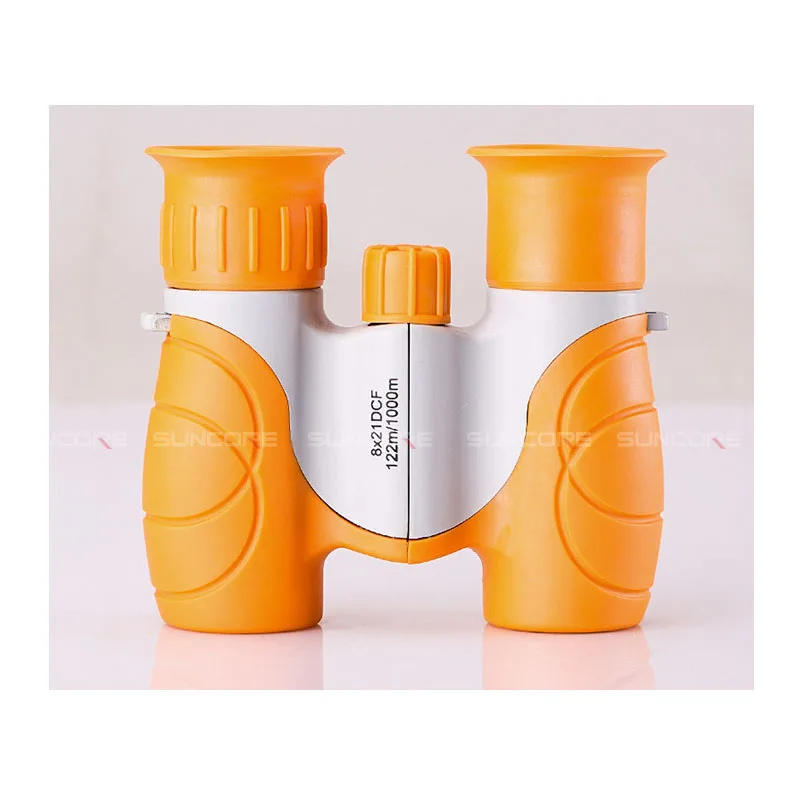 Style2-Orange Профессиональный Детский бинокль HD 8X21 охотничий телескоп зум без инфракрасный окуляр подарки для путешествий на открытом воздухе для детей - Цвет: Style2-Orange