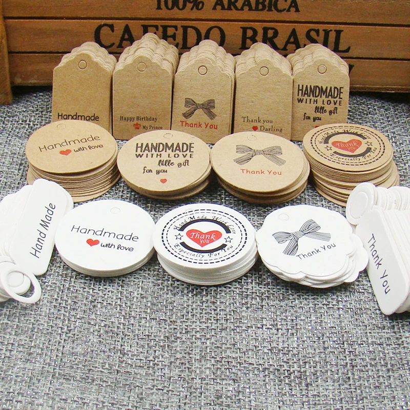 5*5cm Fashion Jewelry Display Necklace charms package card 50pc marbling Merry christmas style pendant display tag card