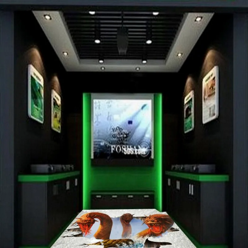 Us 12338 38 Di Scontodi Trasporto Libero Su Ordinazione 3d Pavimento Per Esterni Horror Serie Ladro Immagini Bar Ktv Corridoio Di Auto Adesivo