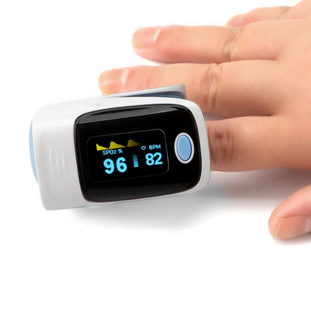 

Digital OLED Fingertip Pulse Oximeter RZ001 SPO2 Pulse Rate Oxygen Monitor Green Color Health Care