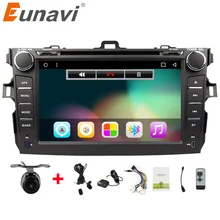 Eunavi 2 Din Android 6.0 car dvd player For Toyota corolla 2007 2008 2009 2010 2011 in dash car radio gps video wifi bluetooth