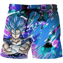 Cloudstyle, Saiyan, 3D принт, сексуальные мужские колготки, Dragon Ball, шорты, S-5XL, короткие, пляжные шорты, полиэстер, для бега, для мужчин, летние, пляжные