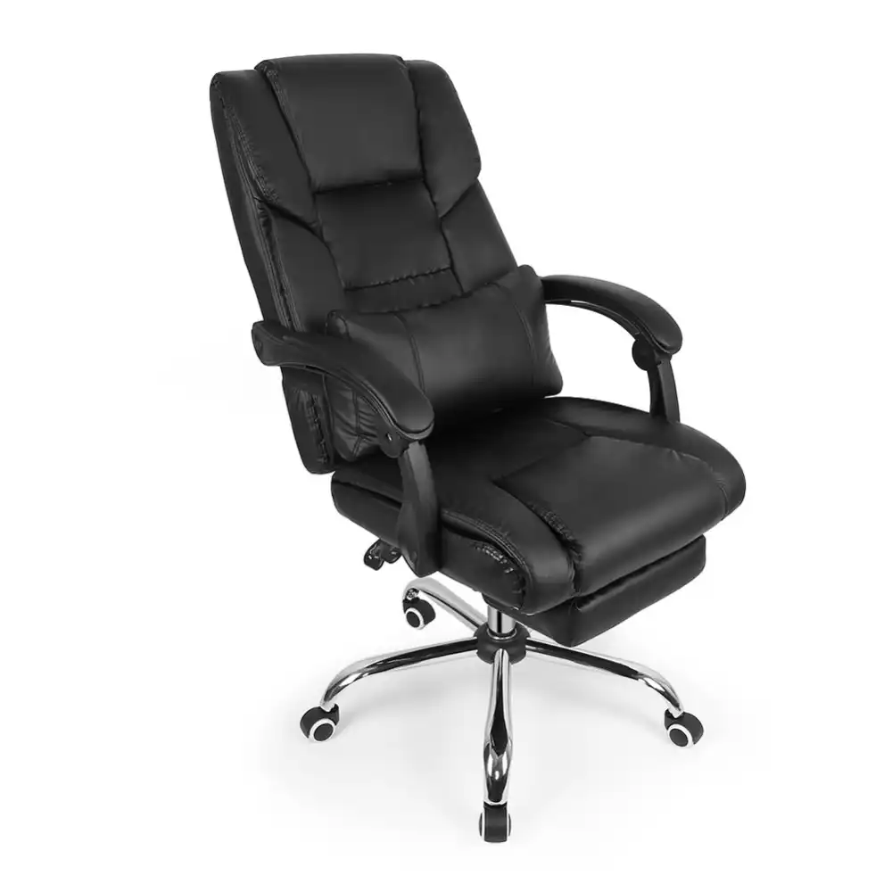Fauteuil De Bureau Chaise De Bureau Avec Repos Pieds Dossier Inclinable Hauteur Reglable Wing Boss Chair With Lumbar Pillow Hwc Aliexpress