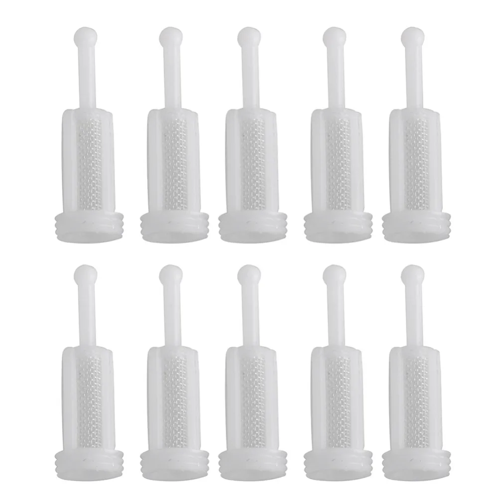 New White Universal 10Pcs Gravity Spray Gun Pot Paint Strainer Filters