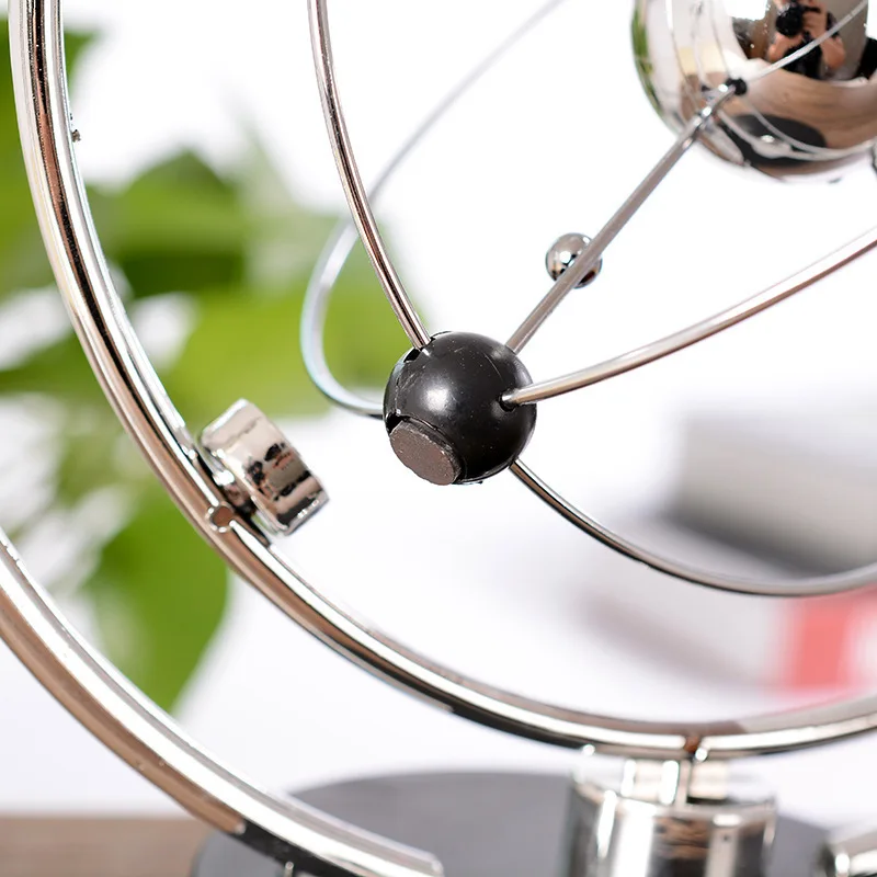  Globe Model Rotation Perpetual Motion Orbit Newton Pendulum Model Balance Celestial Globe Education