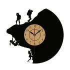 Высококачественные виниловые настенные часы современный дизайн скалолазание