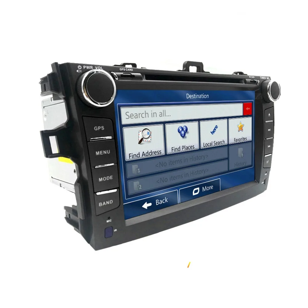 Бесплатная камера заднего вида 7 1 система 2 Din Toiyota DVD Android GPS навигация Bluetooth Corolla WiFi