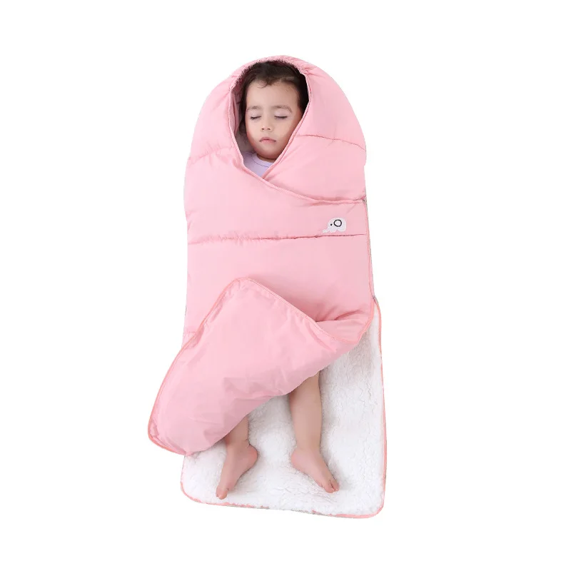 Cute Soft Winter Baby Sleeping Bag Newborns Anti kick quilt Bedding