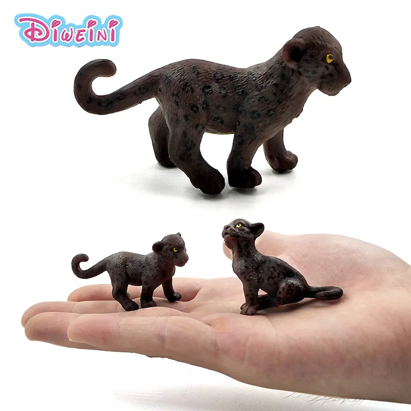 Decorative Toy Cheetah Wildlife Simulation Action Figure Home Decor Kids Toy