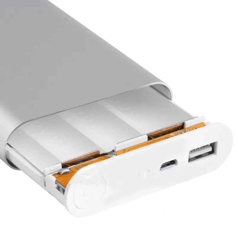USB 5 В 18650 A чехол для зарядного устройства 4X Зарядное устройство DIY коробка для мобильного телефона без аккумулятора