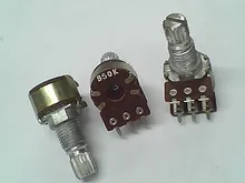 1 pçs/lote Taiwan produz tipo RV12 potenciômetro duplo, A50K comprimento do eixo 15 MM