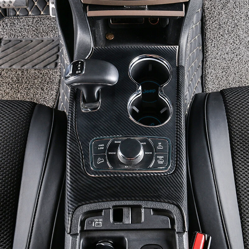 ABS углеродного волокна для Jeep Grand Cherokee 2014 2015 2016 2017 аксессуары ручка переключения