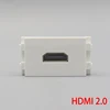 1 Unit HDMI2.0 Version Female To Female Plug Socket 23x36mm Slot Connector Directly Plug HDMI For Wall Face Plate ► Photo 3/5