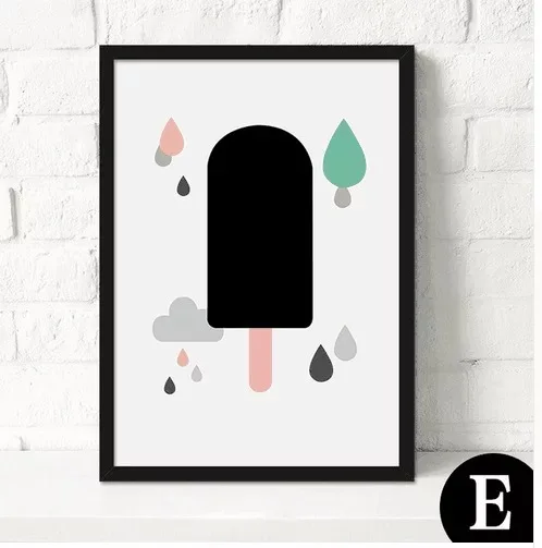 Cartoon Bear Nursery Wall Art Baby Room Decor Nordic Poster Kids Pictures Canvas Painting For Living Room Animals Print Unframed