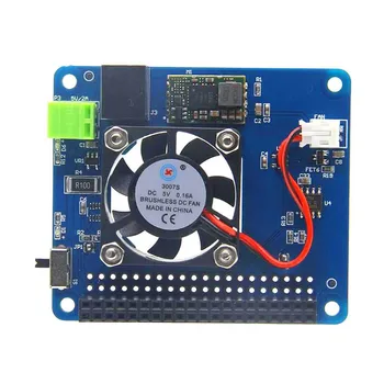 

Elecrow Smart Temperature Control Fan and Power Expansion Board for Raspberry Pi/ 2B/ B+ Output: DC 5V Max 4A 7mm Thickness
