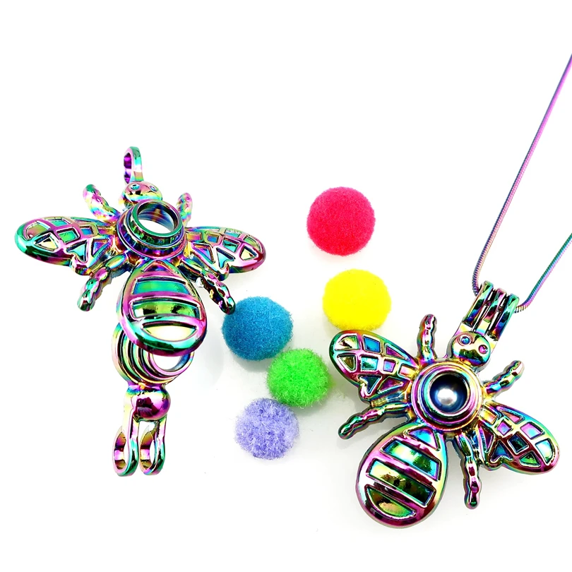 22" Rainbow Color Snake Chain Pick a Pearl Butterfly Cage Locket S-PC-617 22" Rainbow Color Snake Chain Pick a Pearl Butterfly Cage Locket S-PC-617