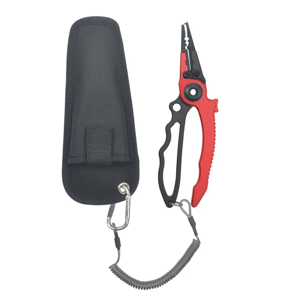 New Self locking Aluminium fishing pliers cutting pliers with two