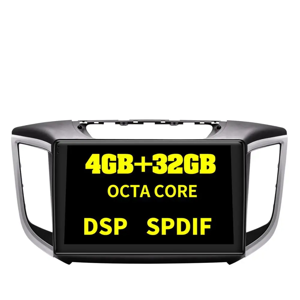 

Android 8.1 car head unit GPS 10.1'' IPS screen for Hyundai Creta IX25 Car Radio 2014-2019 multimedia player