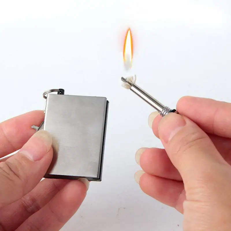 

Outdoor EDC Tools Portable Matches Portable Bottle Shaped Survival Tool Kit Lighter for Outdoor Multi Tools