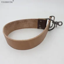 Кожаный точильный ремень для правки бритвы для парикмахерской прямой бритвенный складной нож