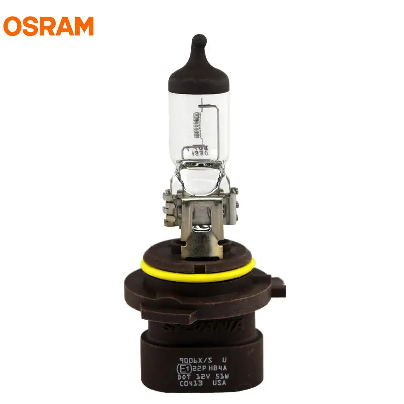 OSRAM HB4A 9006XS 12V 51W 3200K P22d Стандартный Светильник автомобильный галогенный светильник
