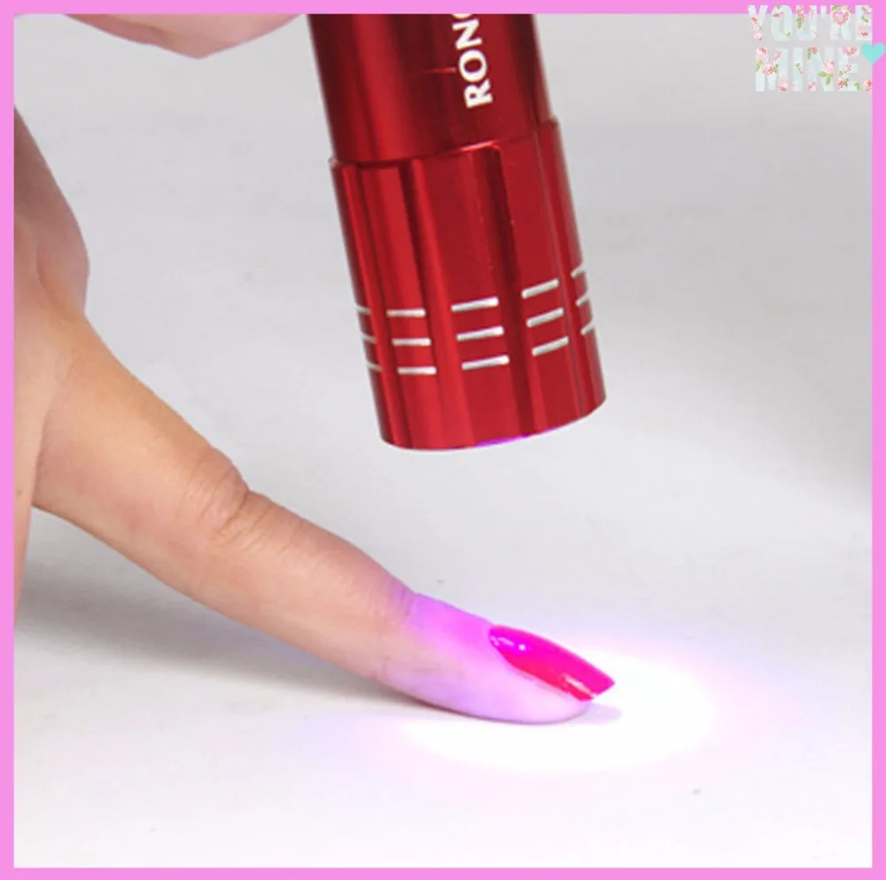 Профессиональный гель УФ-лампа для сушки ногтей Сушилка портативный мини светодиодный фонарик для ногтей гель 15 s быстрая сушка лечения ногтей инструменты для сушки ногтей