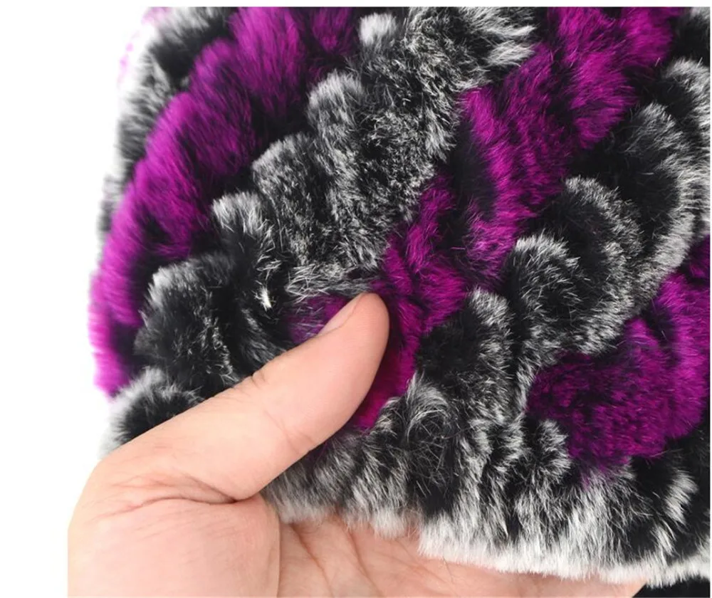 rabbit fur baseball hat04