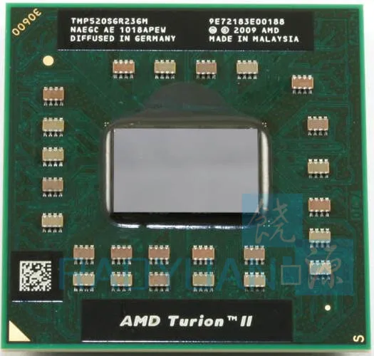 AMD توريون الثاني ثنائي النواة موبايل P520-TMP520SGR23GM 2.3 Ghz دفتر المعالجات CPU المقبس S1