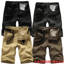 Летние однотонные мужские шорты, 3 цвета, стиль, мульти-карман, повседневные, свободные, до колена, хлопок, мужские, карго, Короткие с карманами