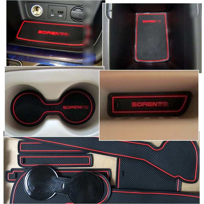 Резиновые противоскользящие подставки под ворота для KIA Sorento XM 2010 2011 2012 2013 2014 Kia R