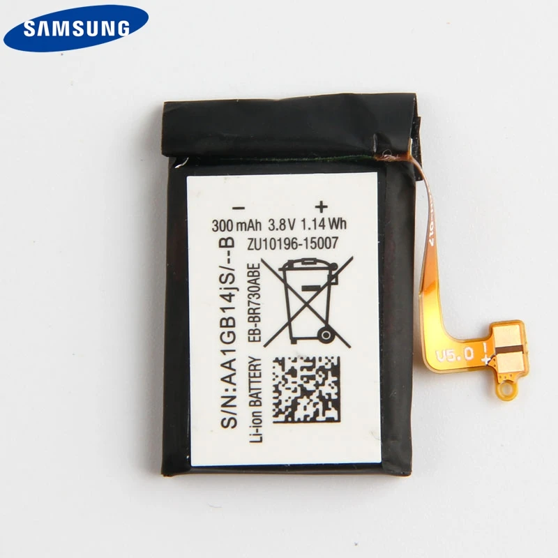 samsung Батарея EB-BR730ABE для samsung Шестерни S2 3g R730 SM-R730A SM-R730V SM-R735 SM-R600 SM-R730S SM-R730T 300 мА-ч