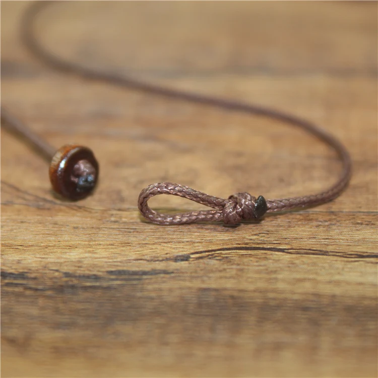 Miredo jewelry wholesale simple ceramic necklaces women's coin wood collar stone boho necklace pendant free shipping #1460 - Image 4