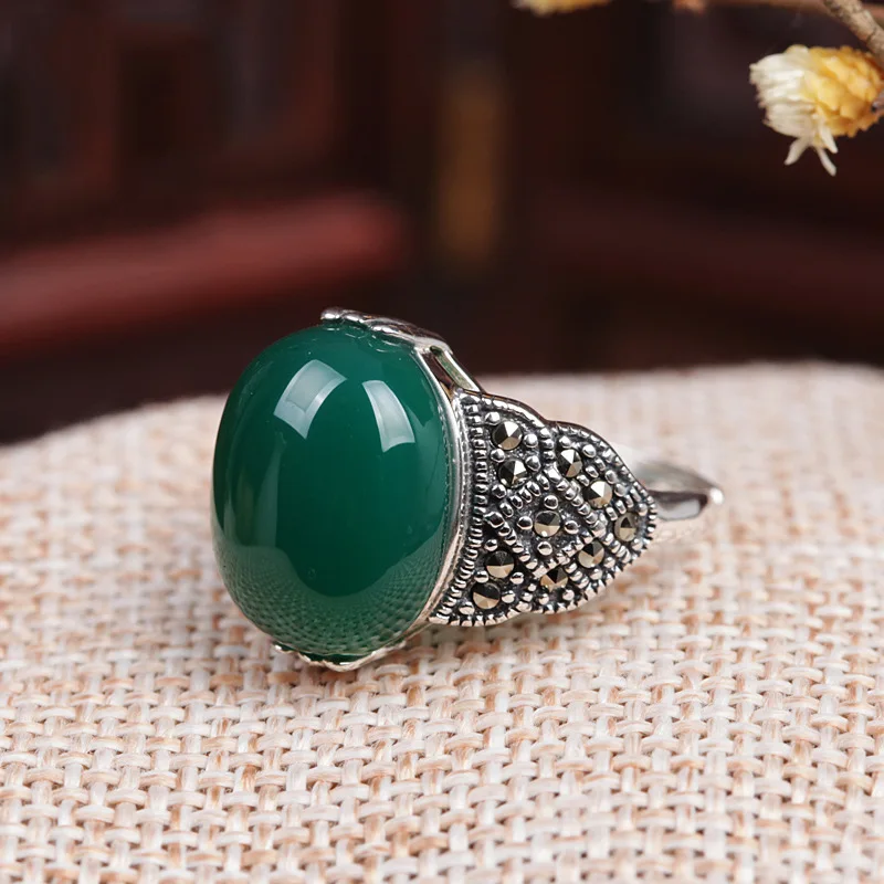 MOONROCY античное серебро Цвет Винтаж красный зеленый черный кристалл опал кольца для женщин девочек подарок дропшиппинг ювелирные изделия оптом