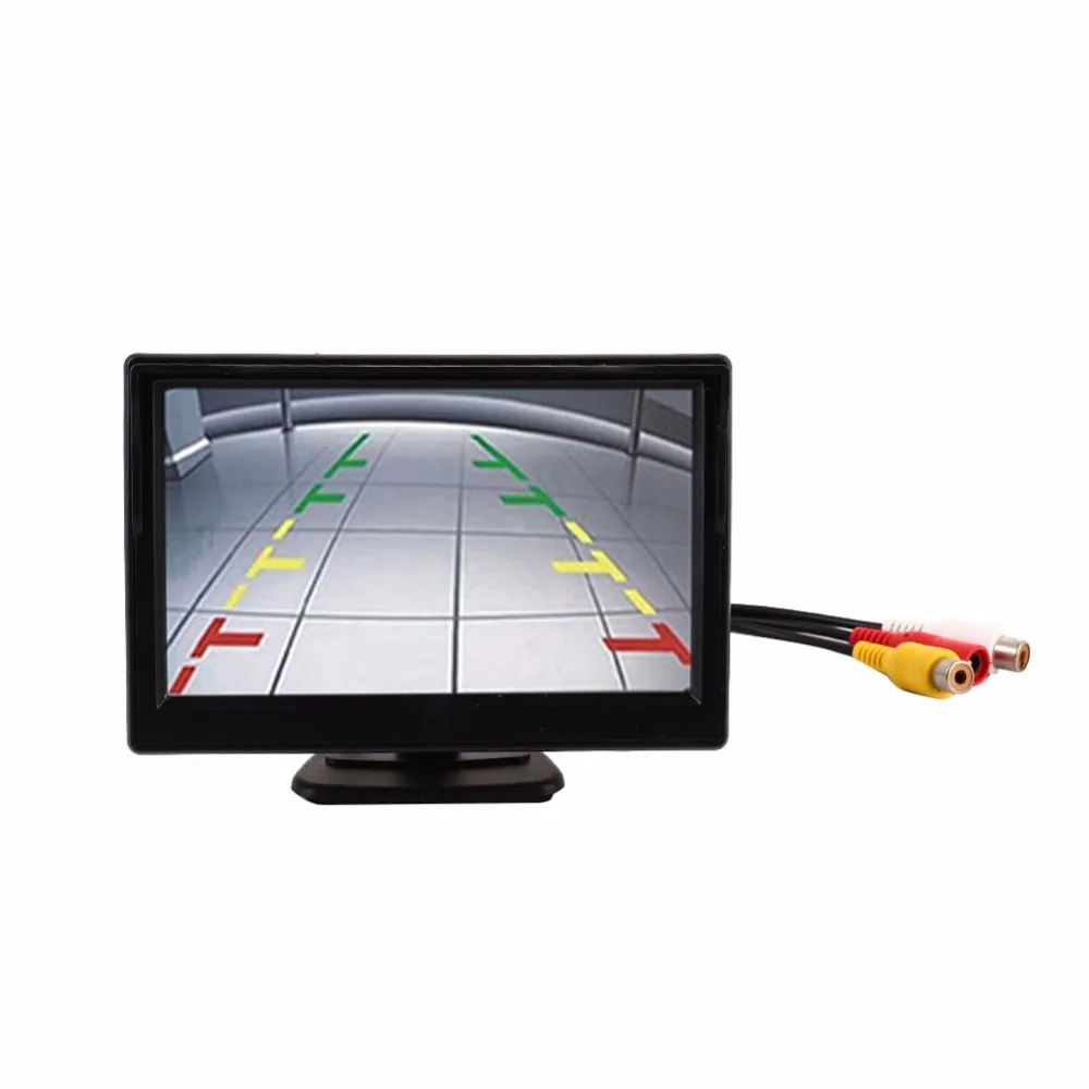 

Vehemo Wireless 5 inch Car Monitor Rear View Camera TFT LCD rearview Monitor Mirror Sreen Auto Parking Backup Reverse Monitor