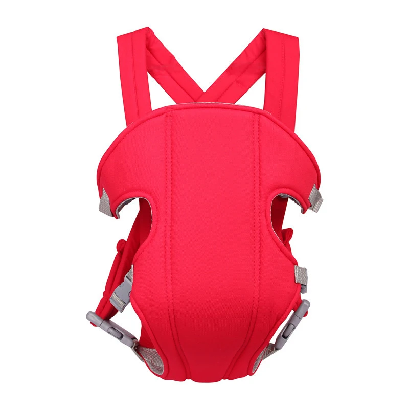 Эргономичный рюкзак-переноска для младенцев, Хипсит для новорожденных и предохраняет о-образные ножки, слинг для ношения на плече - Цвет: Красный
