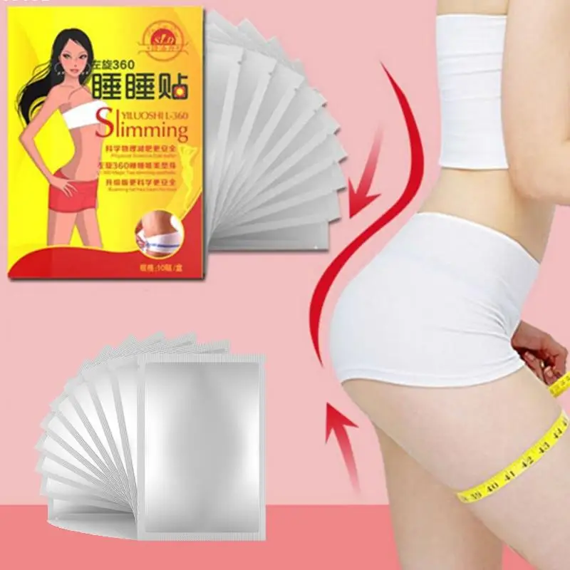 Lazy Slim Patch Sticker 10pcs lot Burn Fat Weight Loss Slimming Diet Products For Slimming Creams Anti Cellulite A6