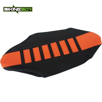 

BIKINGBOY Seat Cushion Cover for KTM SX 125 144 150 200 250 17 18 SX-F 250 300 350 400 450 XC-F Gripper Soft PVC Orange Black