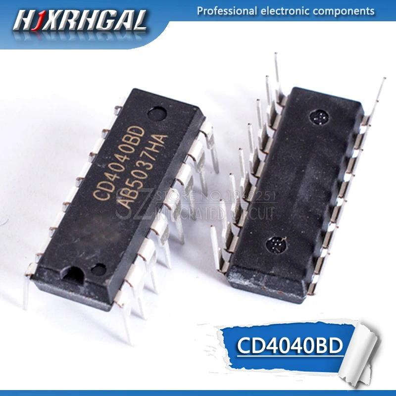 10 шт. CD4040BE DIP16 CD4040 DIP CD4040BD|Интегральные схемы| |