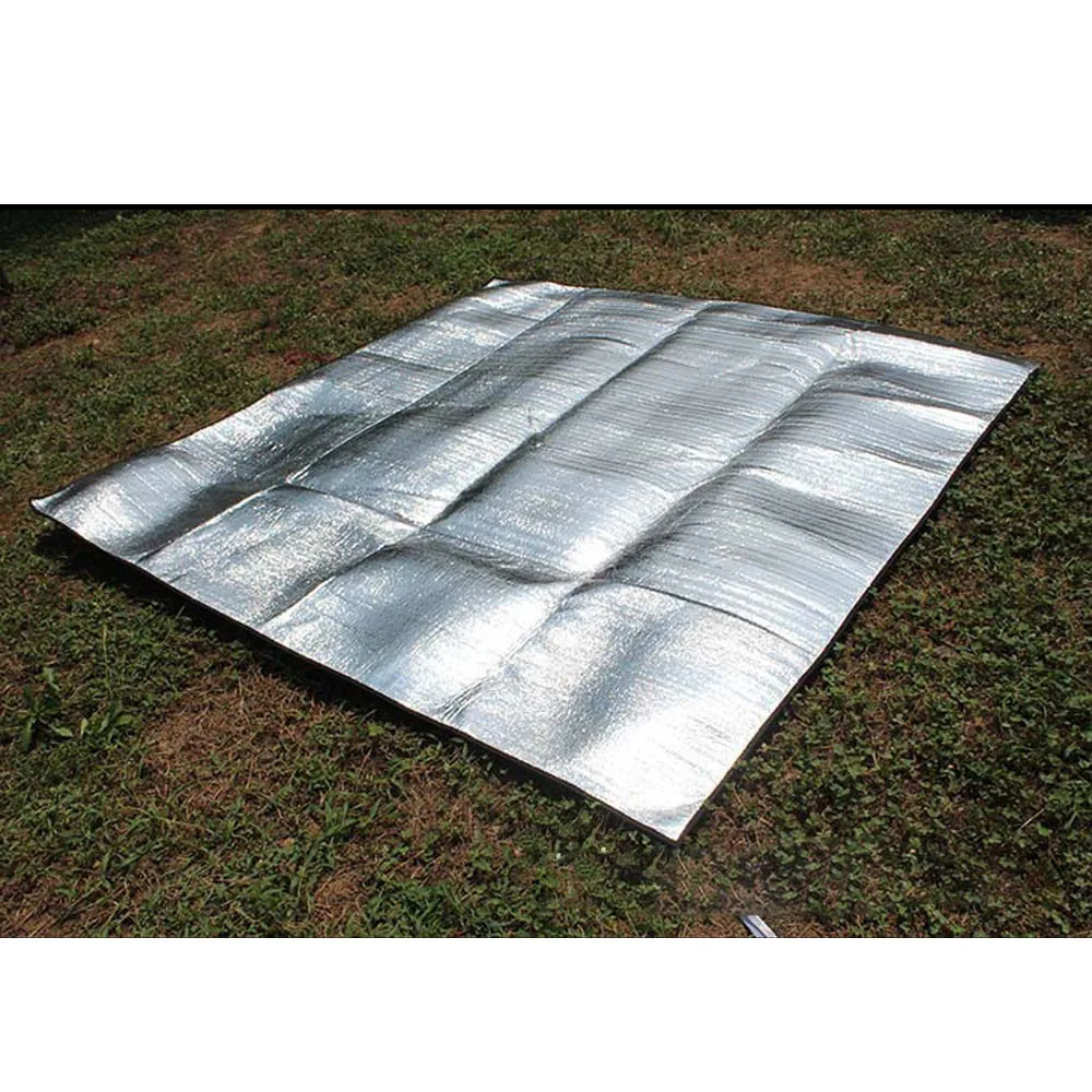 2019 Outdoor waterproof camping mat aluminum film mat camping mat tent folding pillow pad waterproof aluminum foil camping 40J3 (1)