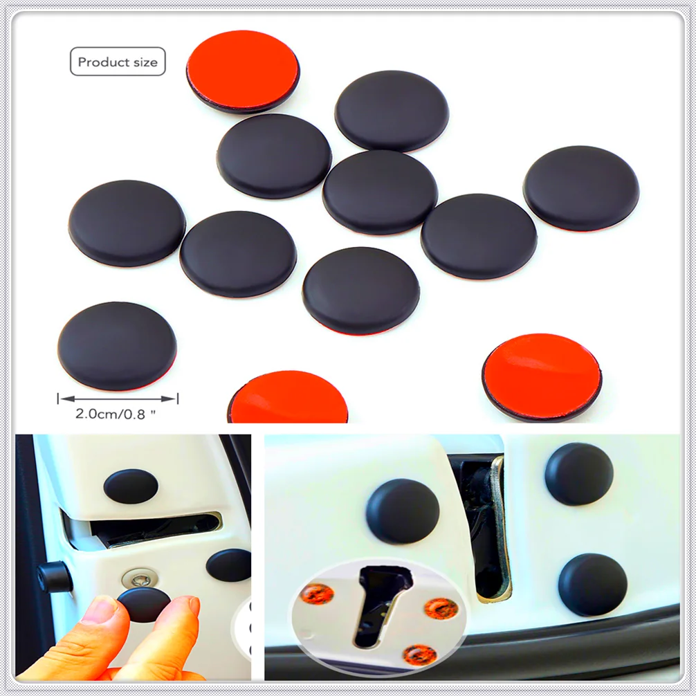 

Car Door Lock Screw Protector Cover Anti-Rust Cap Trim Stickers for Fiat Freemont Doblo 695 FCC4 500e Viaggio Strada 500C