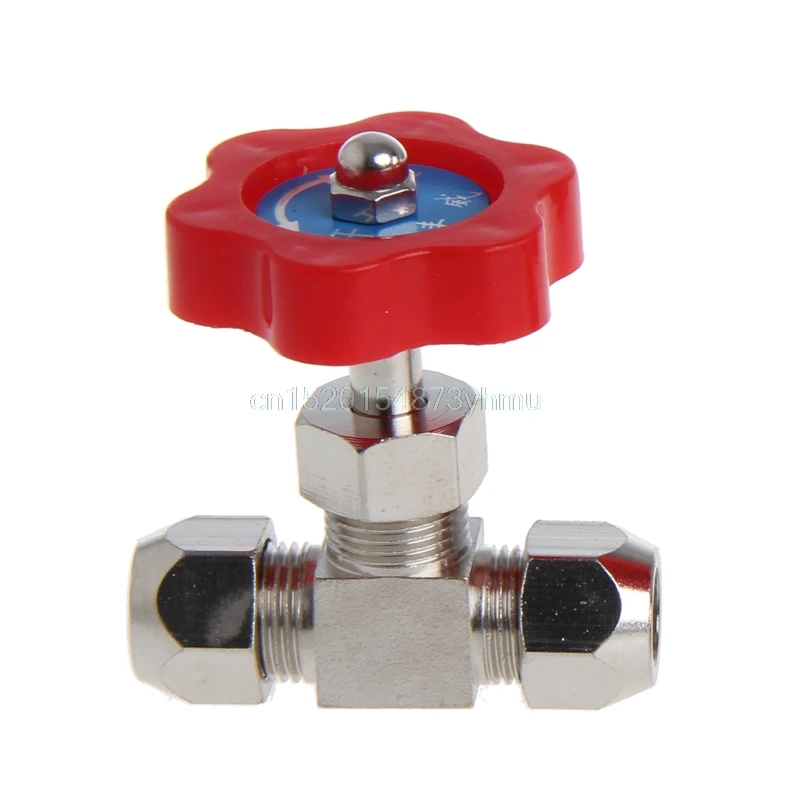 6mm 8mm 10mm Nickel Plated Brass Plug Durable Tube Needle Valve OD For Swagelok L057 new