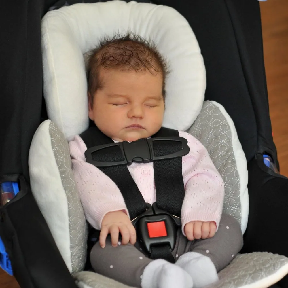 

Reversible Toddler Baby Head Body Support Pillow For Car Seat Joggers Strollers Pad Cushions Soft Cotton Sleeping Pillow Mat