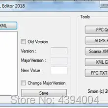 SOPS XML Editor-работа с новой sdp3 программы