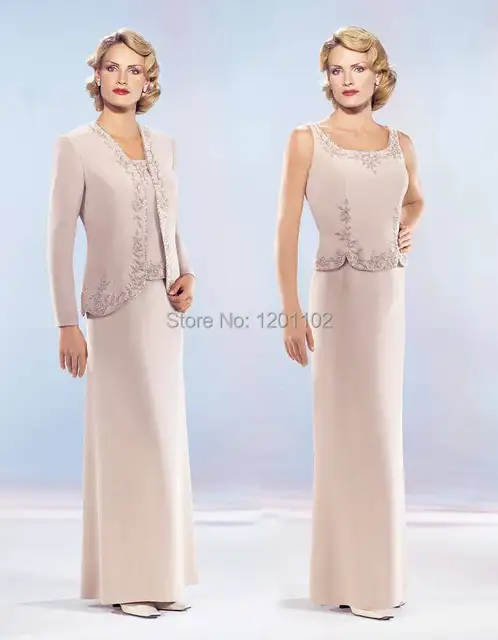 Full Length Mother of the Bride Dresses with Jackets
