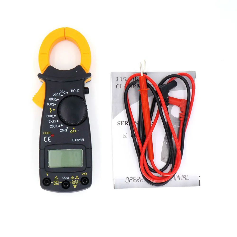DT3266L AC/DC Mini Pocket Handheld Digital Clamp Meter Voltage Current
