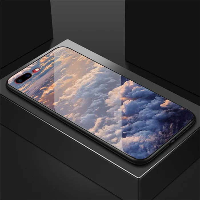 Чехол из закаленного стекла с 3D изображением звездного неба для Meizu M9 M6 Note M16 M16S M15 Plus E3 Space flower Cloud - Цвет: as picture show