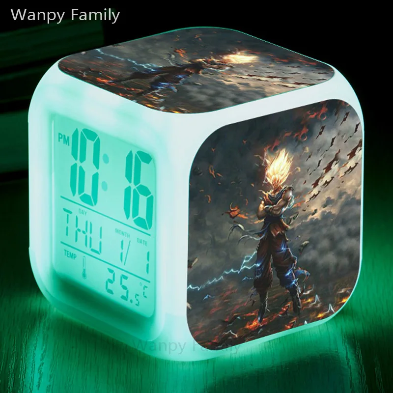 Buy DRAGON BALL Alarm Clocks,Glowing LED Color Change