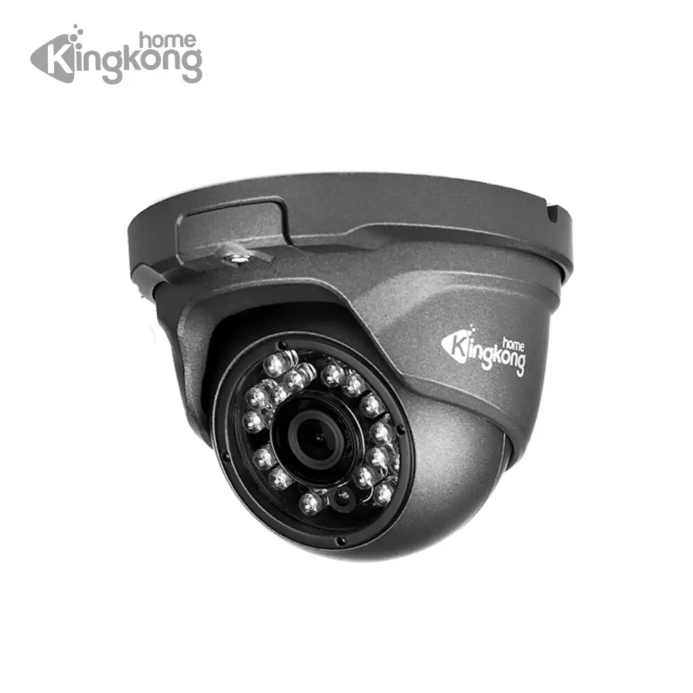 

Kingkonghome 1080P POE IP camera 2.8mm Wide Angle Vandalproof Security Metal Waterproof Surveillance Outdoor Day/Night Dome Cam