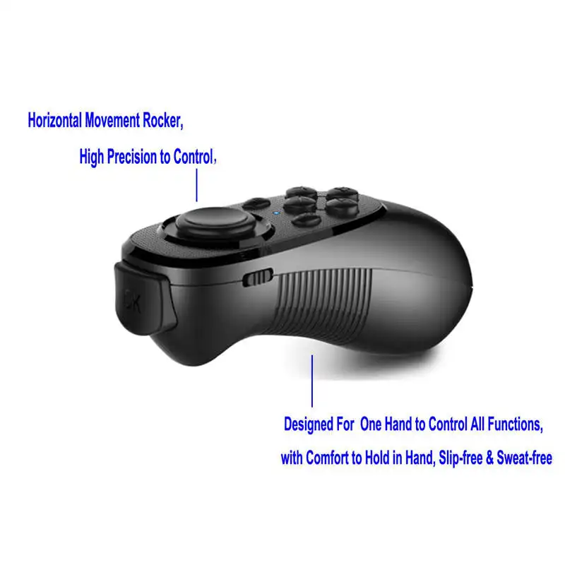 Беспроводной Bluetooth геймпад VR дистанционный мини игровой контроллер джойстик для